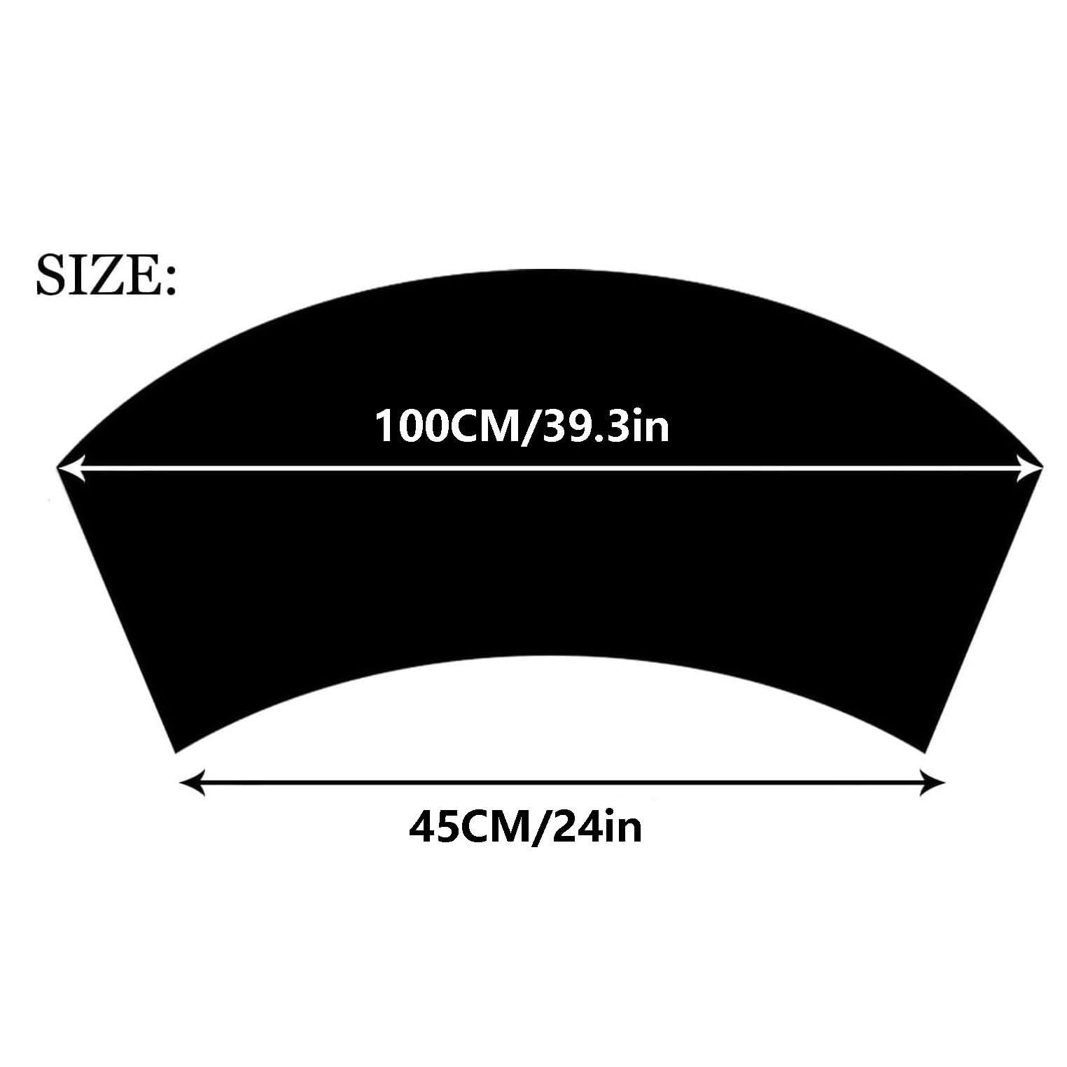 YLZBA Quadrant Curved Shower Mat White,Ultra Soft Microfiber Bathroom Carpet,Curved Bath Rug for Bathroom Microfibre Corner Shower Mats Non Slip,Washable Fanned Bath Tub Floor Carpet(45 * 100CM)