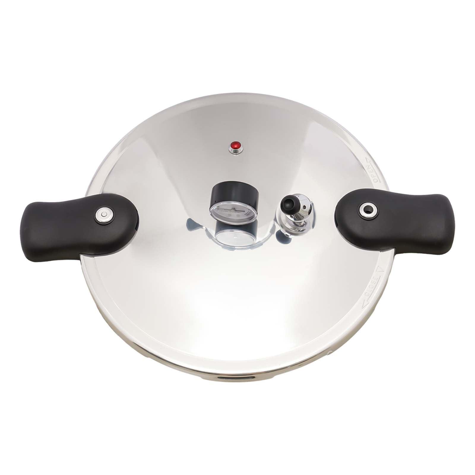 YUTOUB 23 Quart Pressure Cooker, 22l Large Pressure Cooker, Kitchen Pressure Cooker Canner Pot With Pressure GaugeSuitable For Canning, Steaming, And Stewing - Aluminium, Large Capacity,90kpa