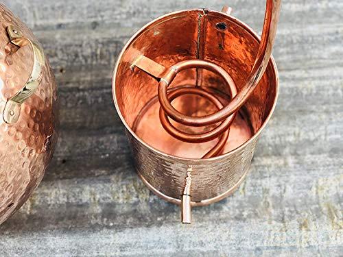 COPPERHOLIC 5 Gallon Pure Copper Alembic Still for whiskey, moonshine essential oils by Copperholic