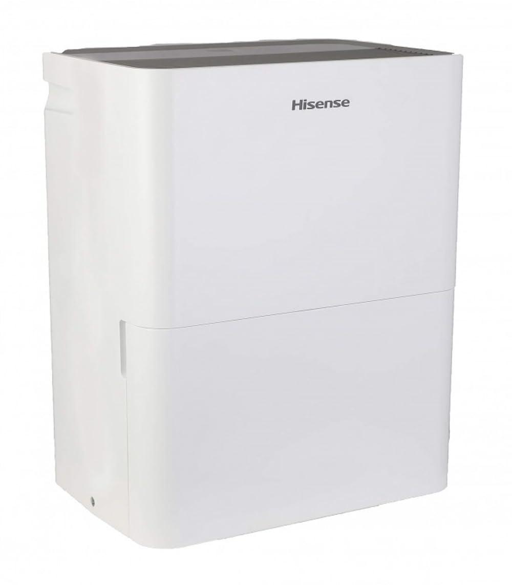 Hisense Hisense 35-Pint Dehumidifier, 3 Speed (Lo,Hi, Auto ), Noise Level 48 dB, Compact size, Auto shut-off, 115v, Up to 3000 sq ft, DH5022K1W - (Renewed)