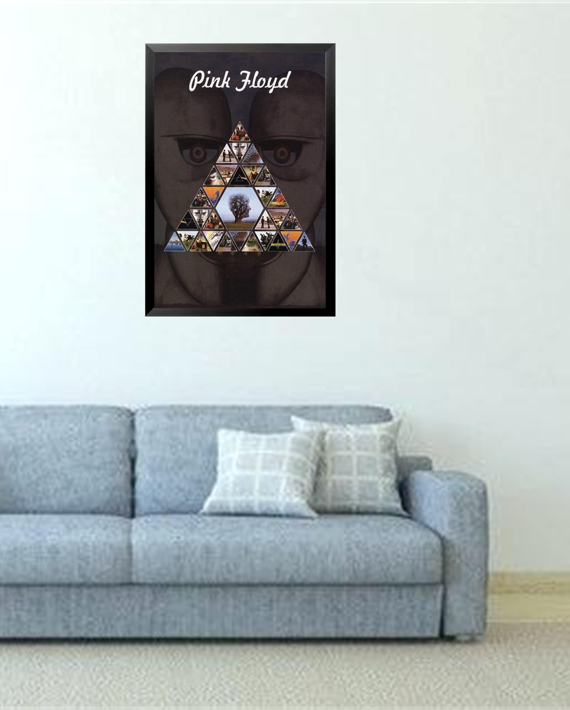 Buyartforless Buyartforless FRAMED Pink Floyd Prism 36x24 Music Art Print Poster