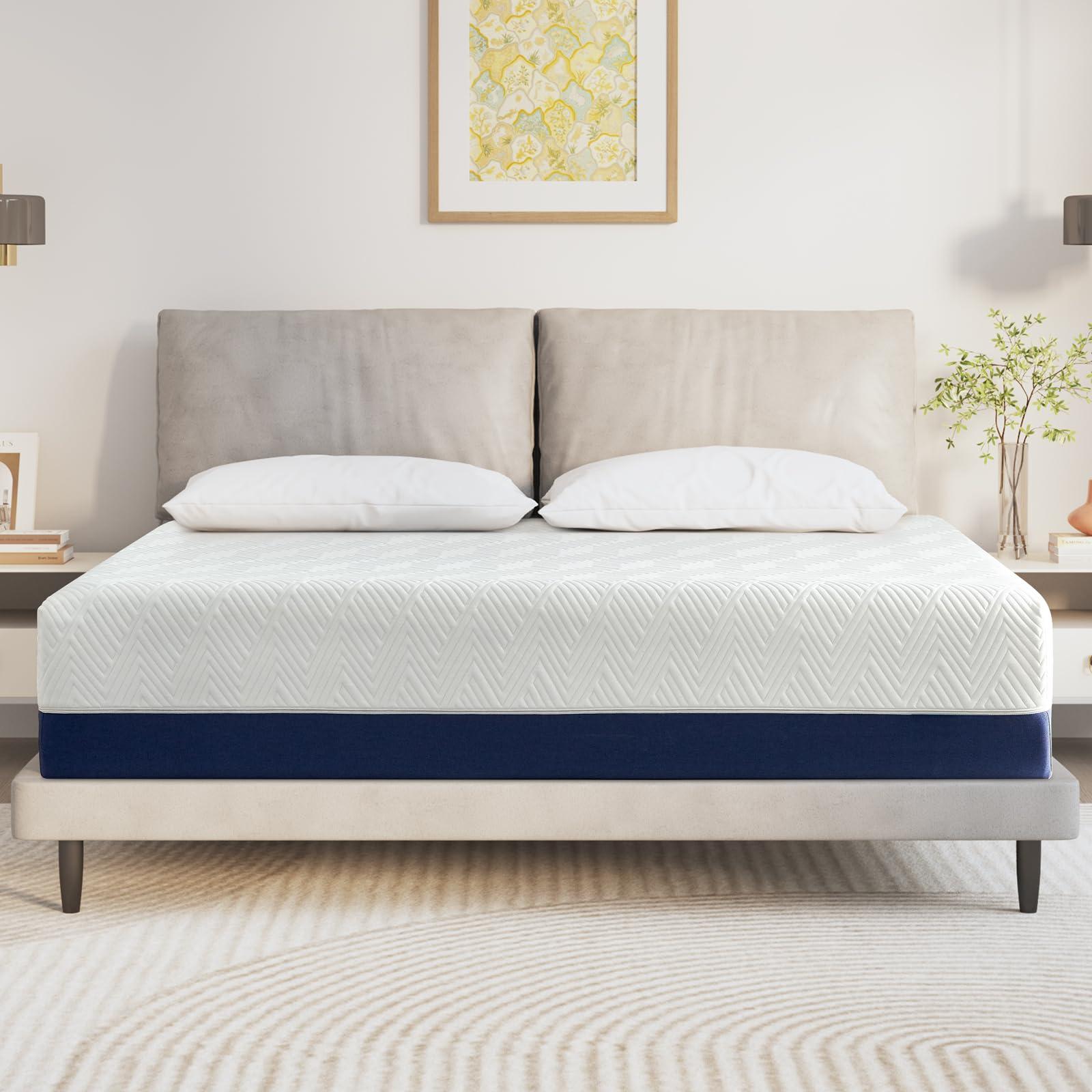 Twolike Twolike 14 inch Queen Size Memory Foam Mattress in a BoxMedium