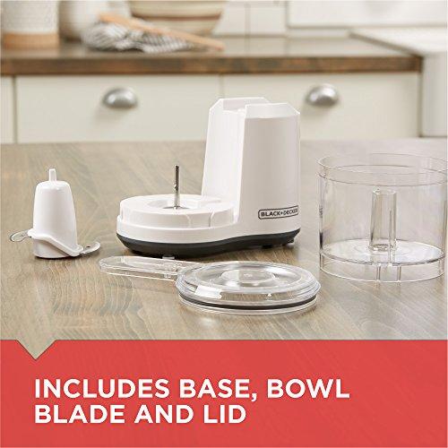 BLACK+DECKER BLACK+DECKER HC150W 1.5-Cup Electric Food Chopper, White, 1.5_cup
