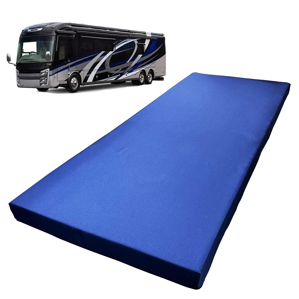 Foamma Foamma 4 x 30 x 72 Water Resistant Memory Foam RV Bunk Mattress, Firm High Density Foam Base, Comfortable and Durable Polyester Cover, Truck, Camper, Travel Trailer, Made in USA!