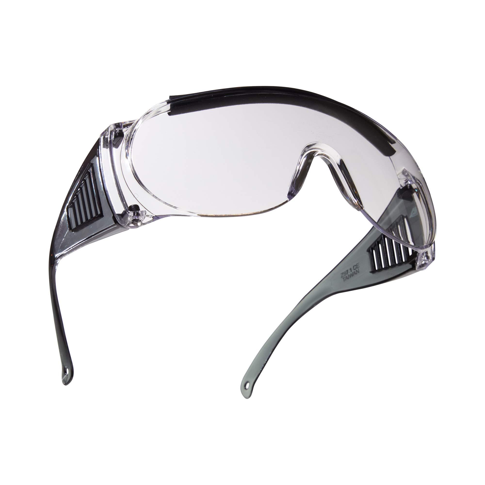 Allen Company Allen Company Safety Glasses - Ballistic Eye Protection for Men and Women - Shooting Accessories that Work with Prescription Glasses - ANSI Z87.1 Impact Resistance - Clear