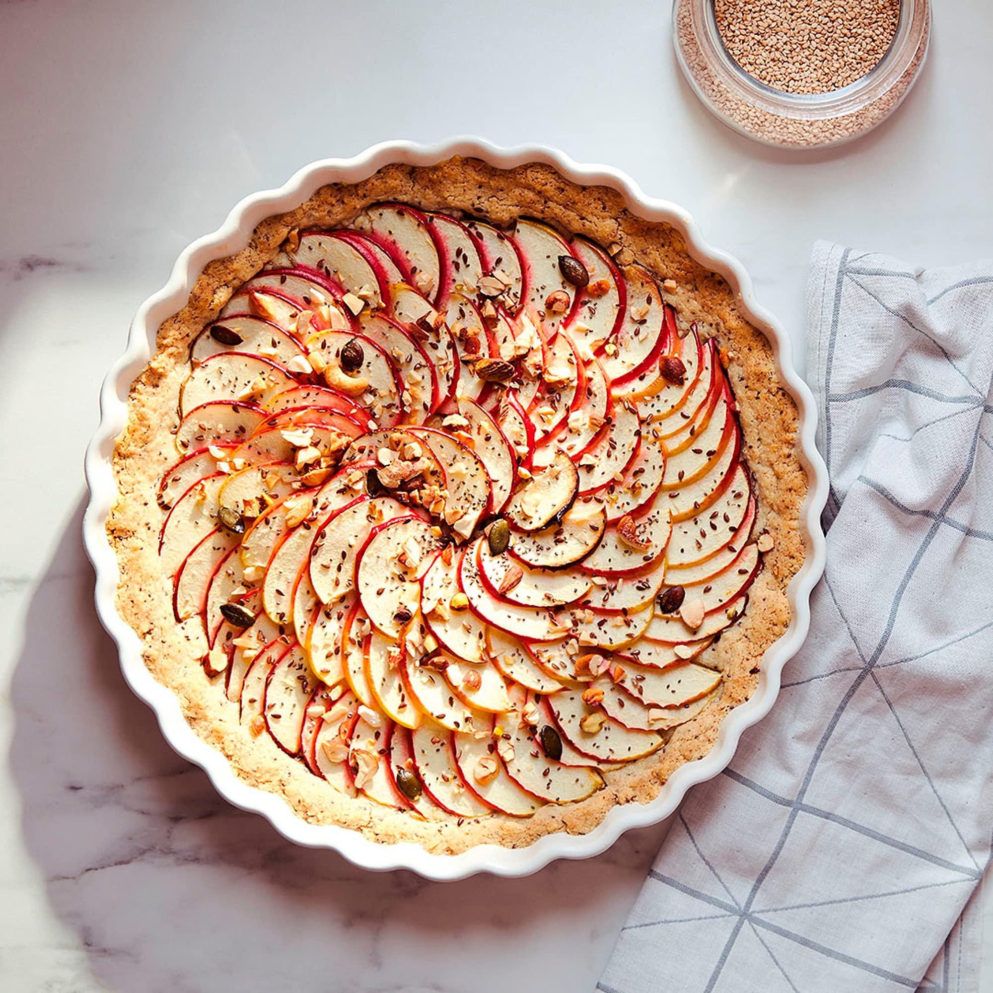 IKEA Ikea VARDAGEN Pie Dish, 32 cm, Off-White