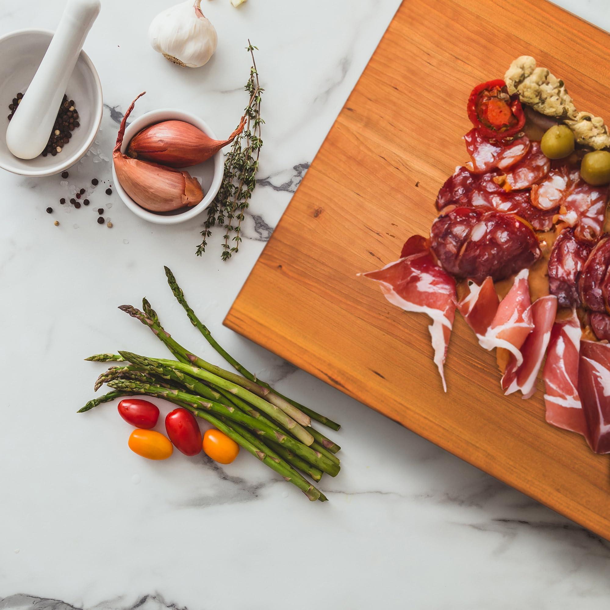 John Boos John Boos Block R-Board Reversible Wood Cutting Board, 18\"x12\"x1.5\", Cherry