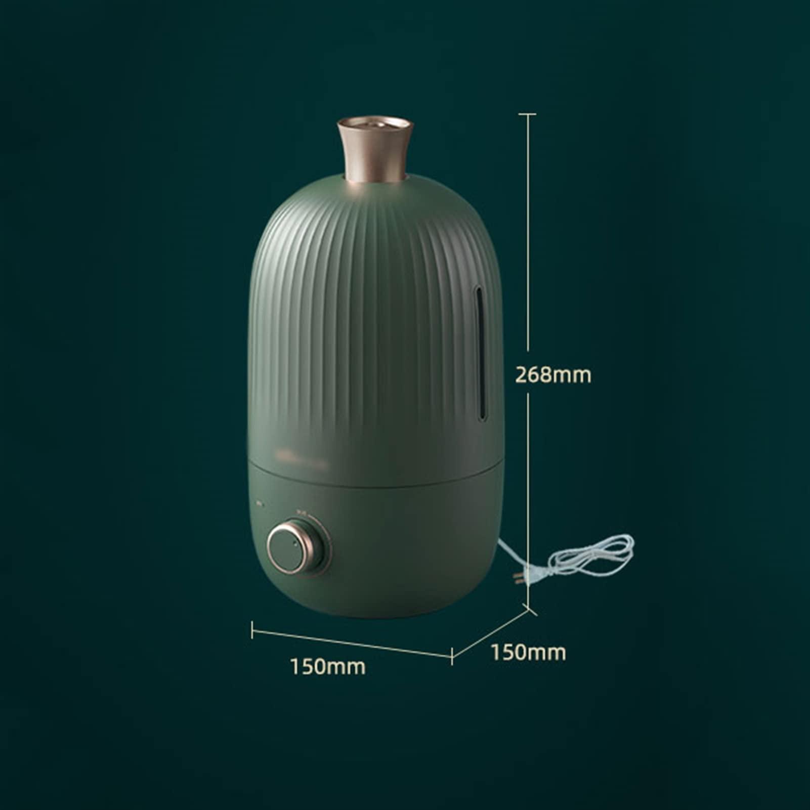 SUNESA Humidifier Mini humidifier for Bedroom - 2L Quiet Humidifiers Oil Diffuser - Auto-Shut Off - for Baby Kids Adults Home Yoga Sleep, Green Cool Mist Humidifier