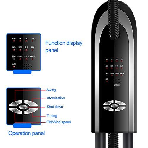 Pealihuy Misting Fan Oscillating Fan Misting With 3 Cooling Speeds, Oscillated Pedestal Fans Copper Motor Standing Fan For Industrial, Commercial, Residential,Greenhouse Outdoor