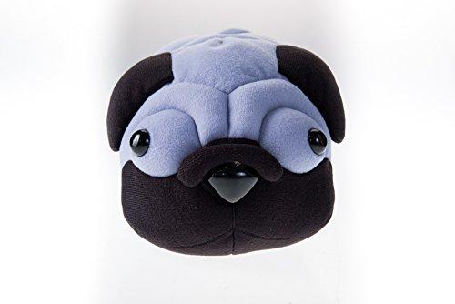 WitnyStore WitnyStore Little Pug Gray Toilet Paper Holder Tissue Mache Craft Home