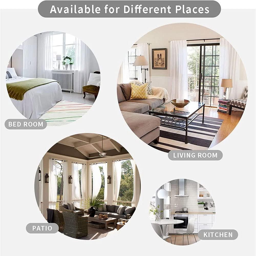 LIGUTARS Shading Curtain, Forest Decor Window Curtains Bedroom Short, Leafless Crown of Trees with Clear Air Harmonic, Camouflage Curtains, 72 x 108 Inch, Curtain Panels For Living Room Bedroom, Brown