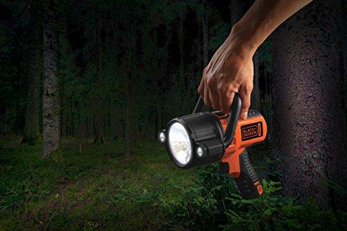 BLACK+DECKER BLACK+DECKER SLV2B Rechargeable 750 Lumen Lithium Ion 10W LED Spotlight Flashlight