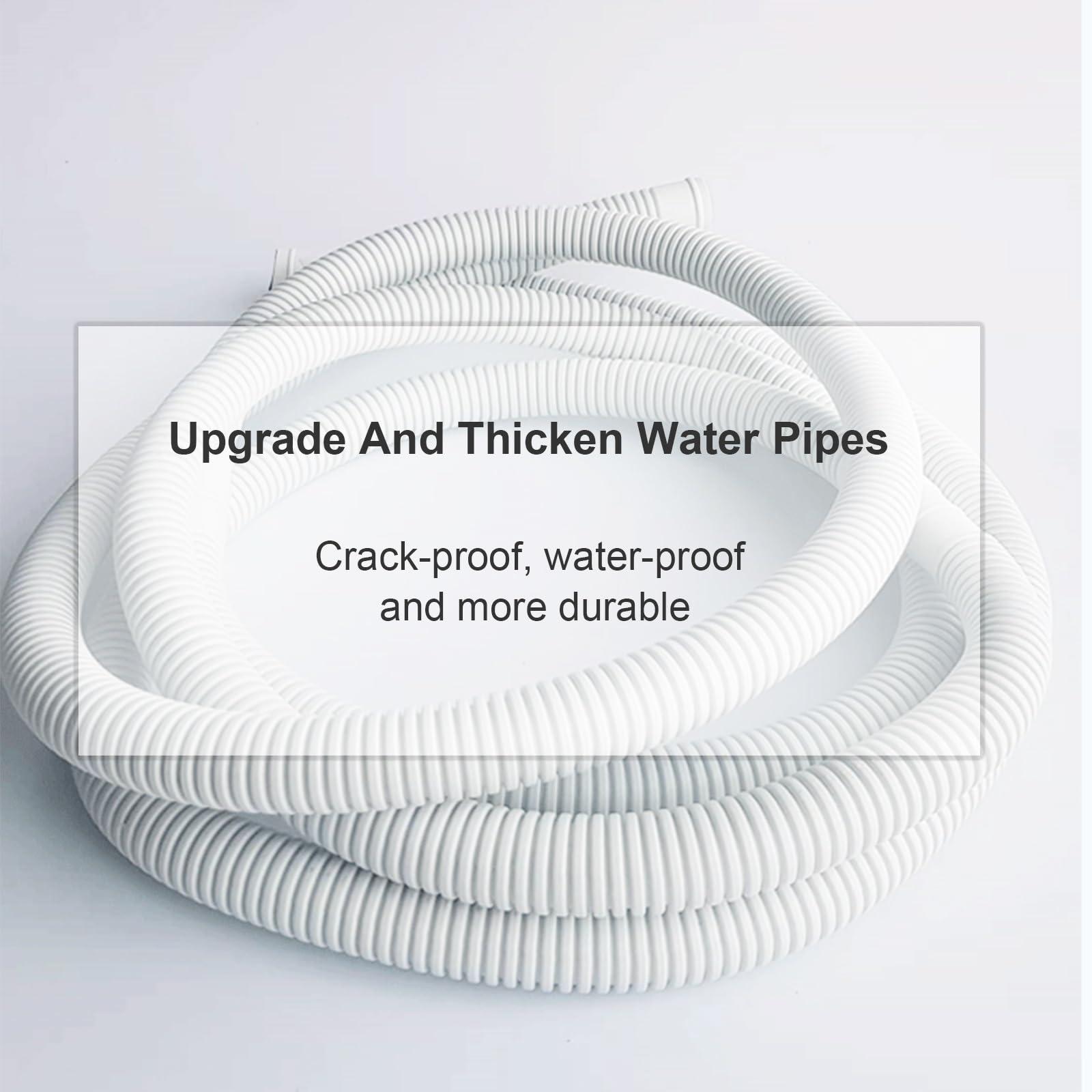 WHYATT Air Conditioner Drip Pan, Condensate Water Collector, Air Conditioner Drain Hose, Air Conditioner Indoor/Outdoor Unit Water Collecting And Drainage Pan Universal AC Drain Kit Plastic Water Catcher ( S