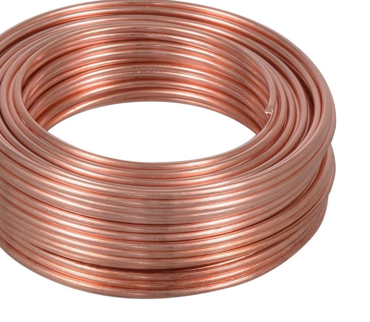 Copper wire USA 12 Ga Solid Bare Copper Round Wire 50 Ft. Coil (Dead Soft) 99.9% Pure
