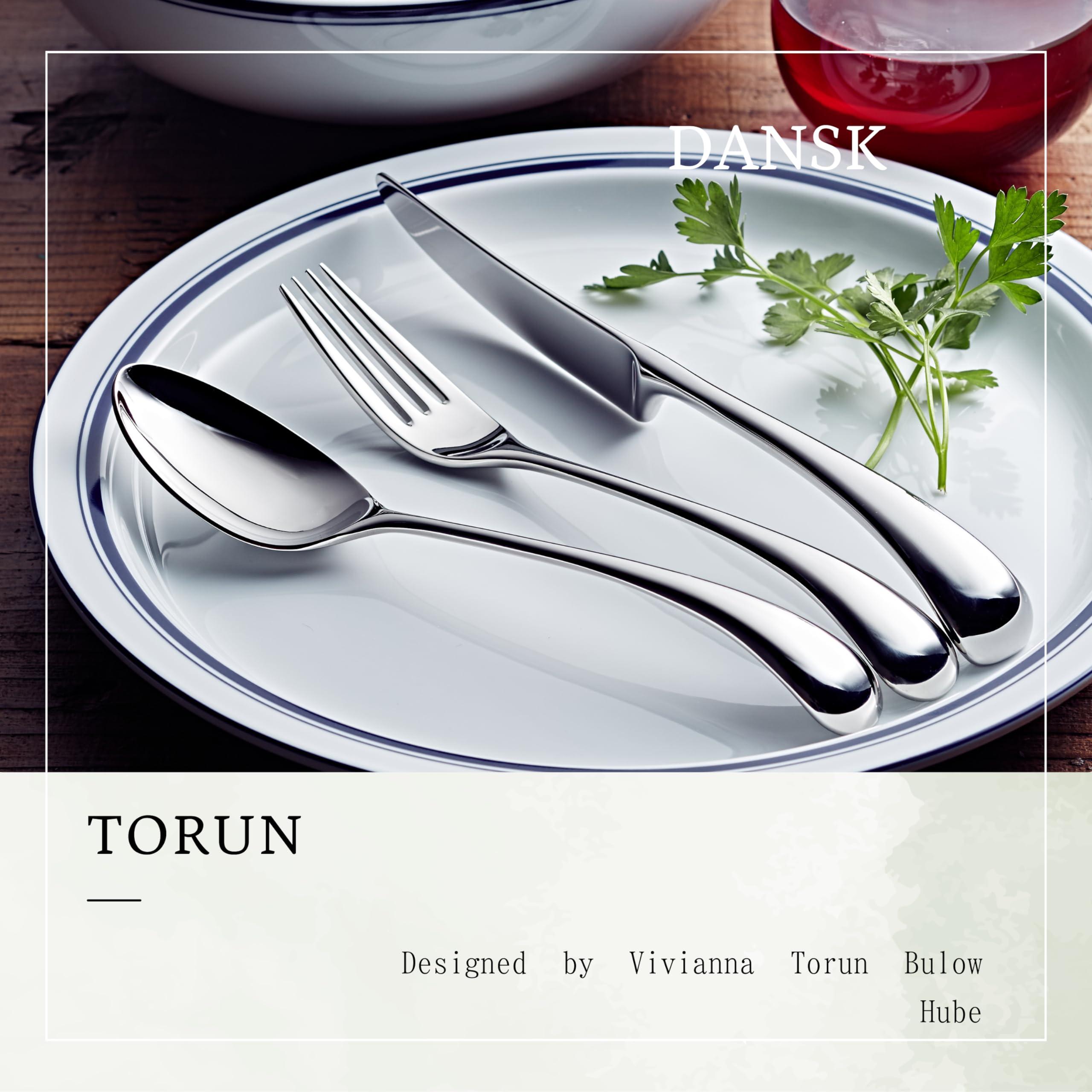 (Dansk) DANSK 587640 Torun Torun Hime Fork, Total Length 5.2 inches (13.2 cm), Stainless Steel