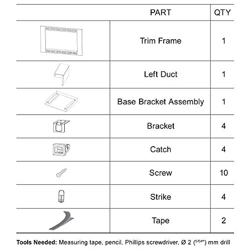 Panasonic Panasonic NN-TK932SS 30-inch Trim Kit for 2.2 cu ft Microwave Ovens, Stainless Steel