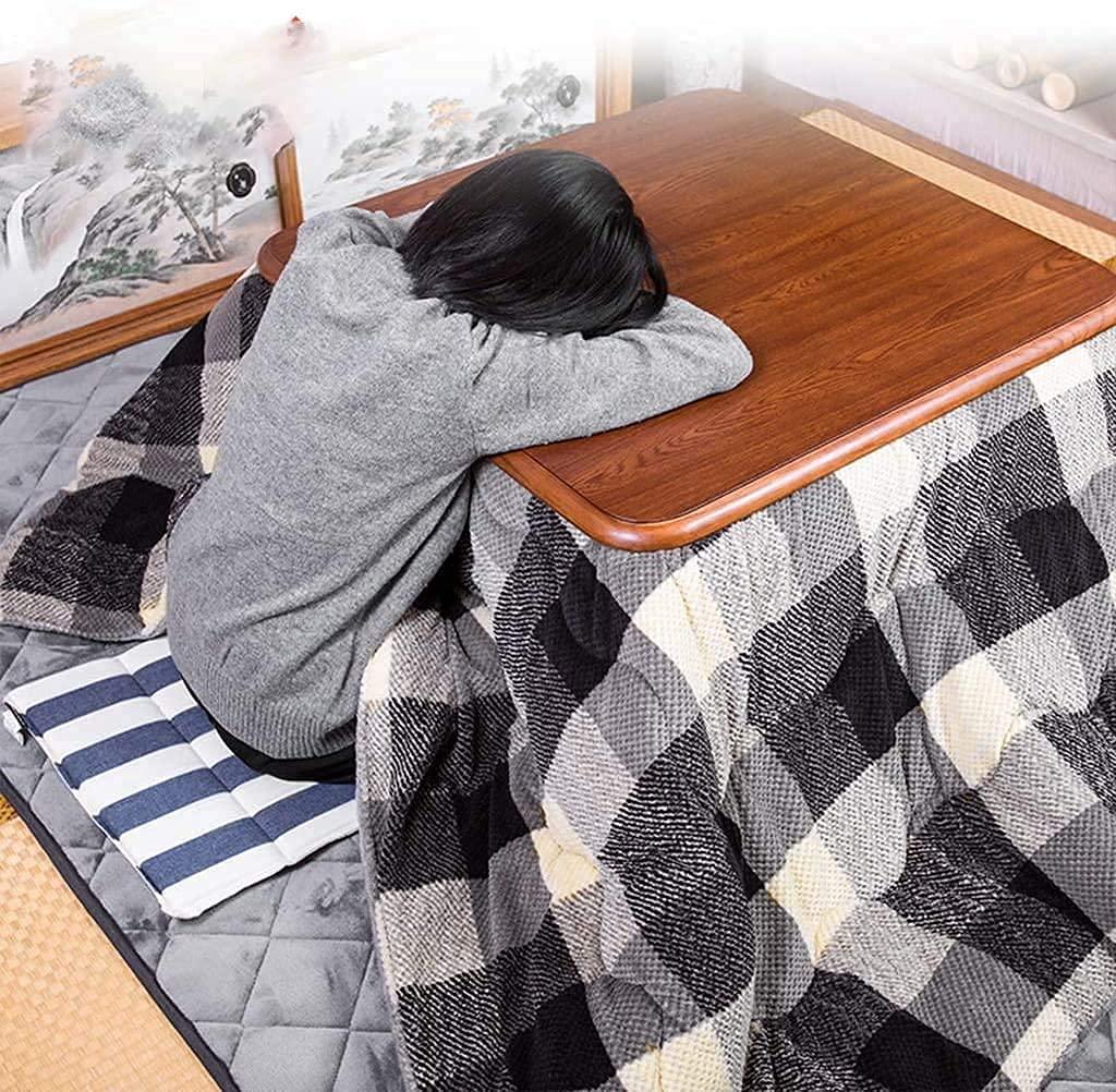 JINCAN JINCAN Kotatsu Table with Heater and Blanket Table Gray kotatsu Japanese Heating Electric Heating Tatami Heating Quilt