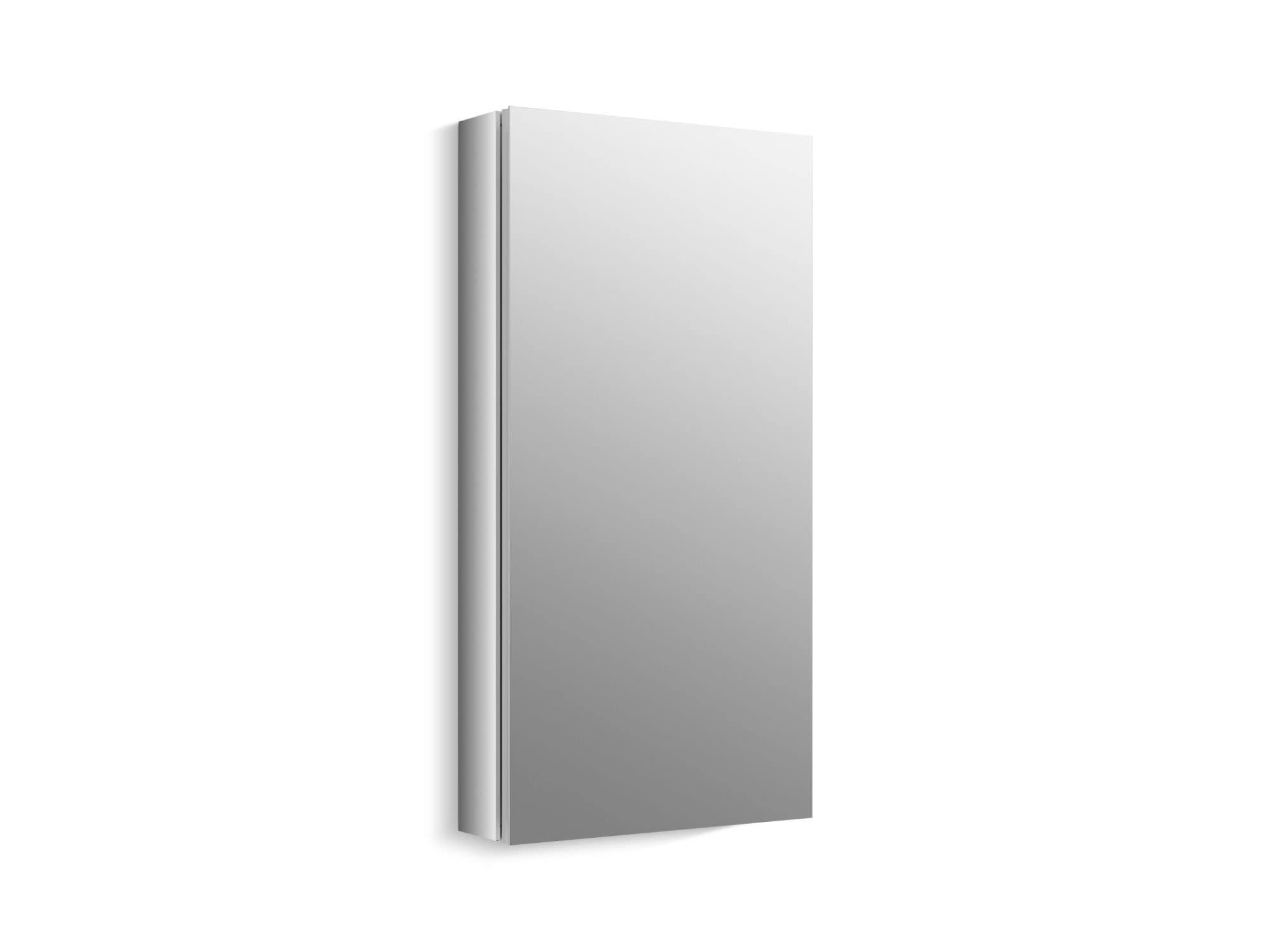 Kohler KOHLER Verdera 15 in. W x 30 in. H Recessed Medicine Cabinet in Anodized Aluminum