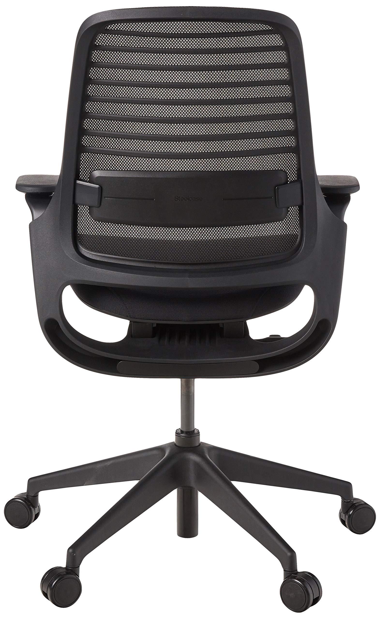 Steelcase Steelcase Series 1 Office Chair, Carpet Casters, Black