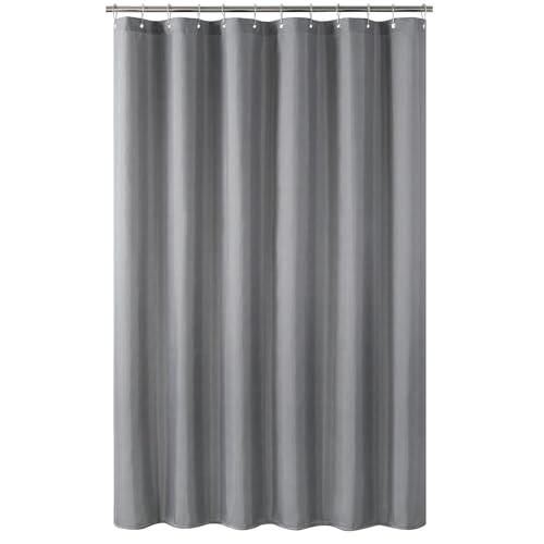 HOLEILUCK HOLEILUCK Grey Shower Curtains for Bathroom Shower Curtains Solid Gray Polyester Fabric Decoratived Modern Grey Shower Curtain 3D Shower Curtain Extra Long Shower Curtains 31x84in/WxL