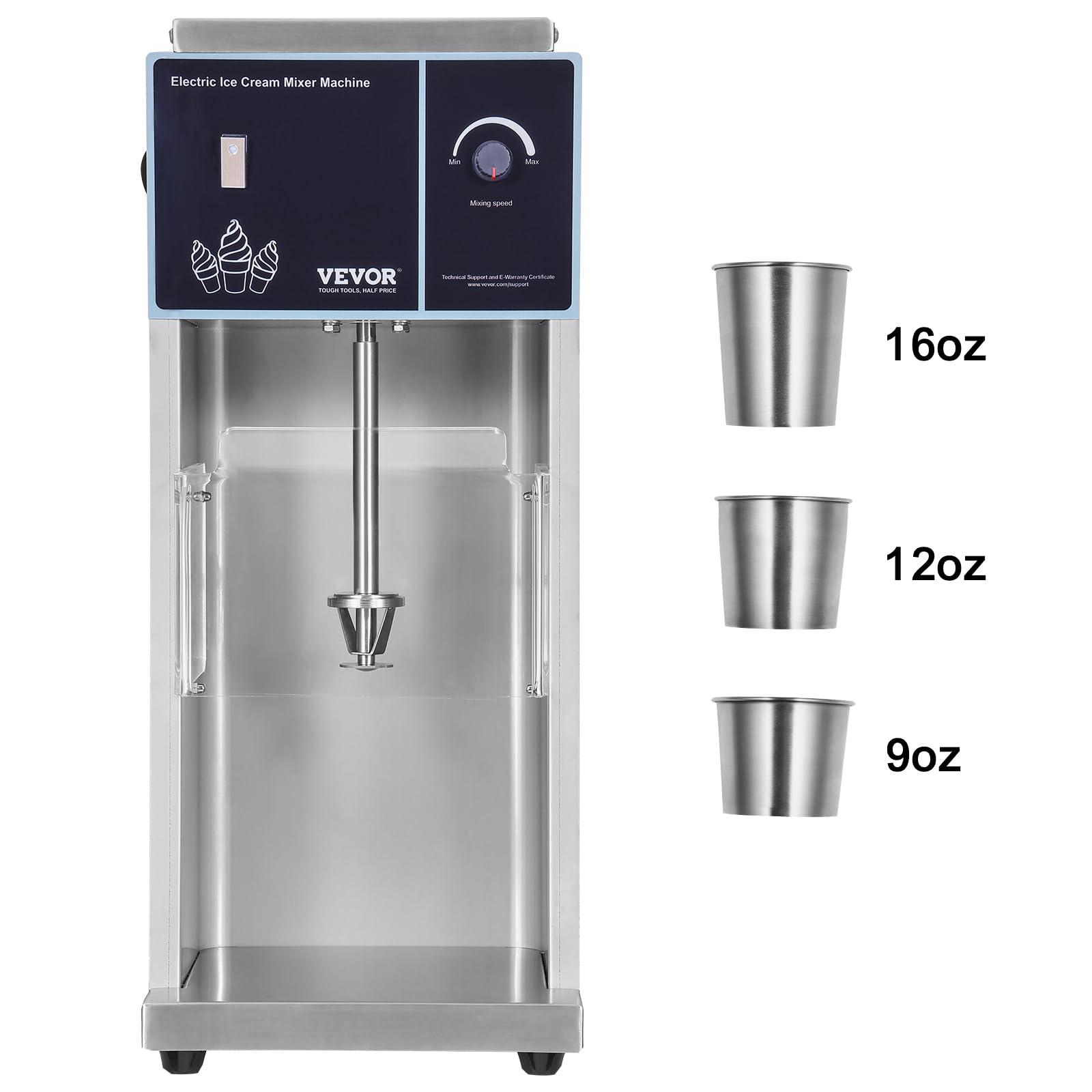 VEVOR VEVOR Frozen Yogurt Blending Machine 400W, Stepless Speed AdjustmentYogurt Milkshake Ice Cream Mixing Machine 4200RPM
