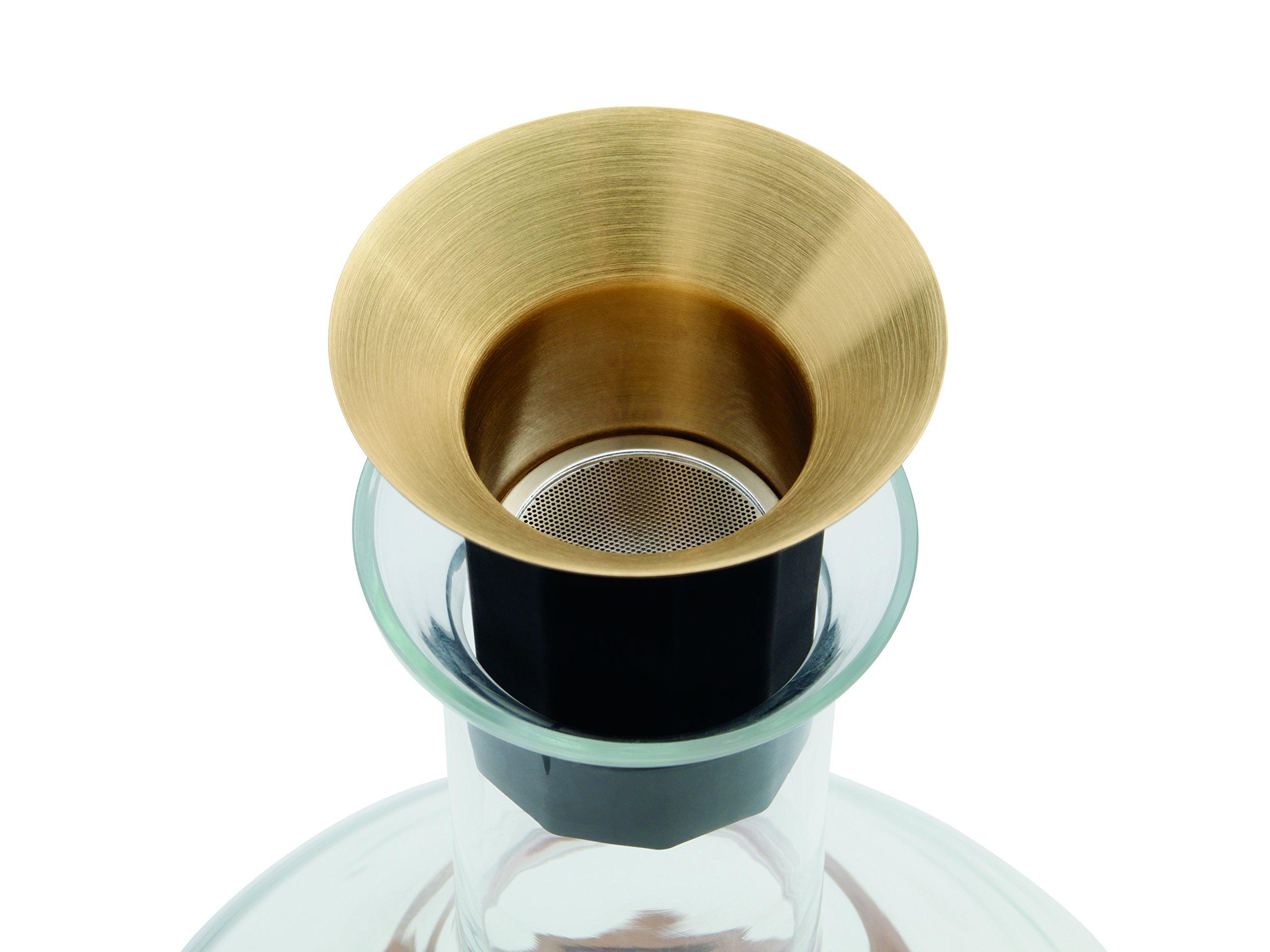 RBT RBT Decanter with Wood Coaster and Micro-Perforated Aerator