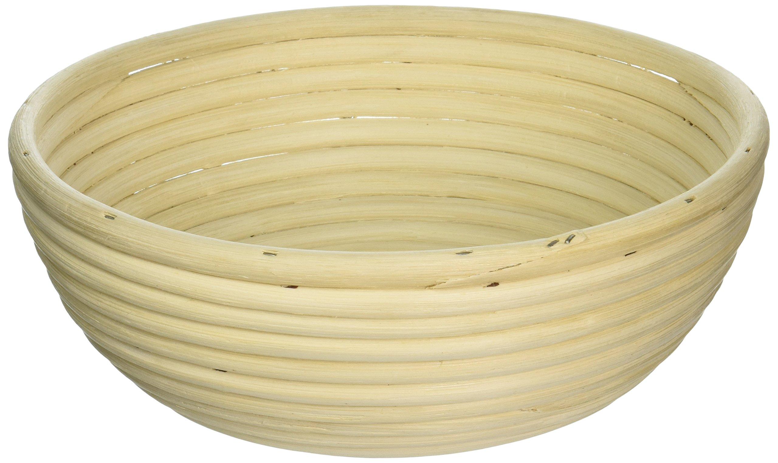 Frieling Frieling 8-Inch Round Banneton Brotform Proofing Basket - Bread Dough Proofing & Serving Bowl for Bread Rising