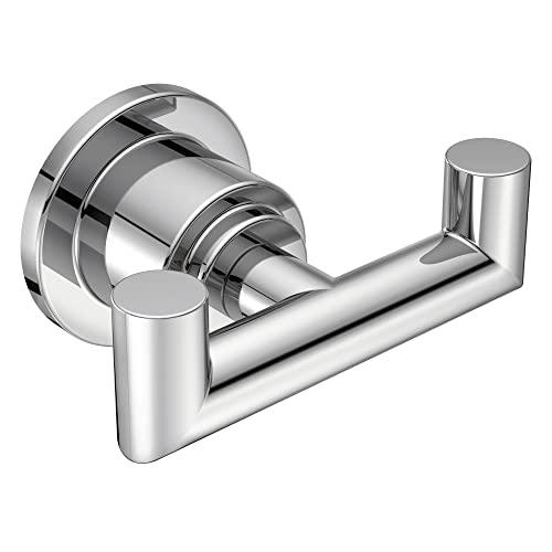 Moen Moen CSI YB0803CH Arris Modern Double Robe Hook, Chrome