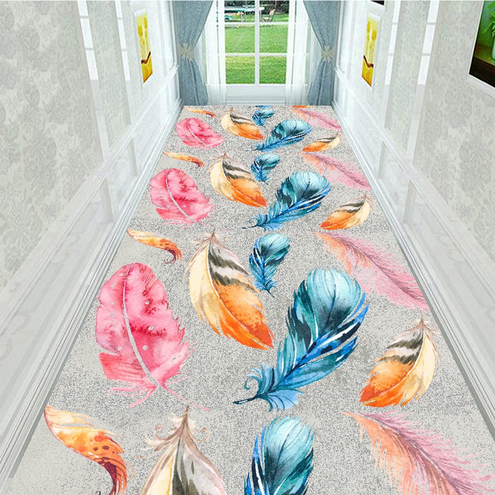 Jinnrug Jinnrug Long Carpet Hallway Runner Rug, Indoor Outdoor Runners Carpet, Rubber Backing Door Mat Runner 100cm/1.5m/2m/2.5m/300cm/350cm/4m/5m/6m Length (Size : 3.3 ft 16.4 ft)