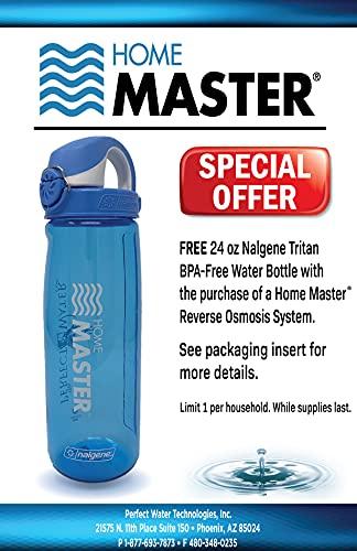 Home Master Home Master Whole House Three Stage Water Filtration System with Fine Sediment, Iron and Carbon, Blue