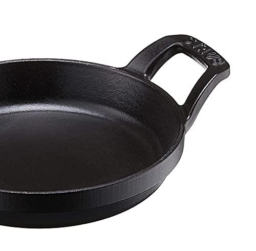 STAUB Staub Cast Iron 6-inch Round Gratin Baking Dish - Matte Black, Made in France