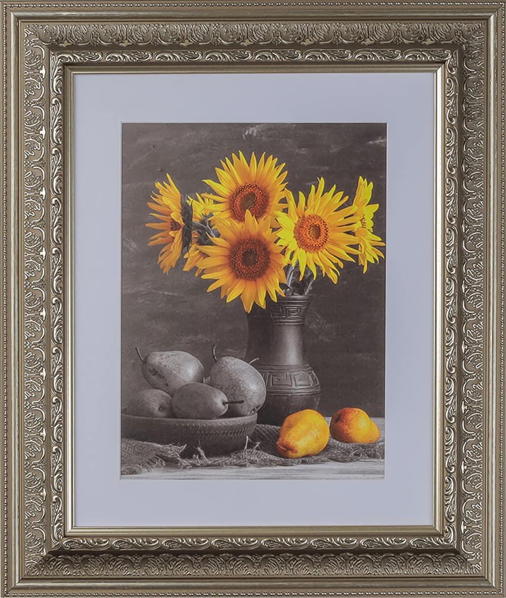 Generic Generic 16X22 3-1/2\"\" Polystyrene Classic Picture Frame 104 Series - Silver by WholesaleArtsFrames-com Made In USA