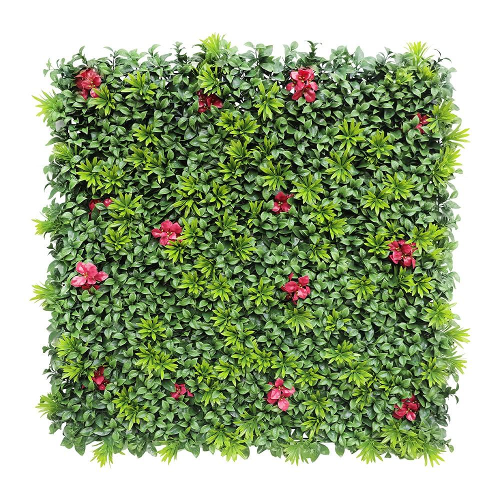 ECOOPTS ECOOPTS 40\"x40\" Faux Ivy Privacy Fence Screen Artificial Boxwood Panels Topiary Hedge Plants for Indoor Outdoor Decoration, 1 Mixed Leave, 23 Packs