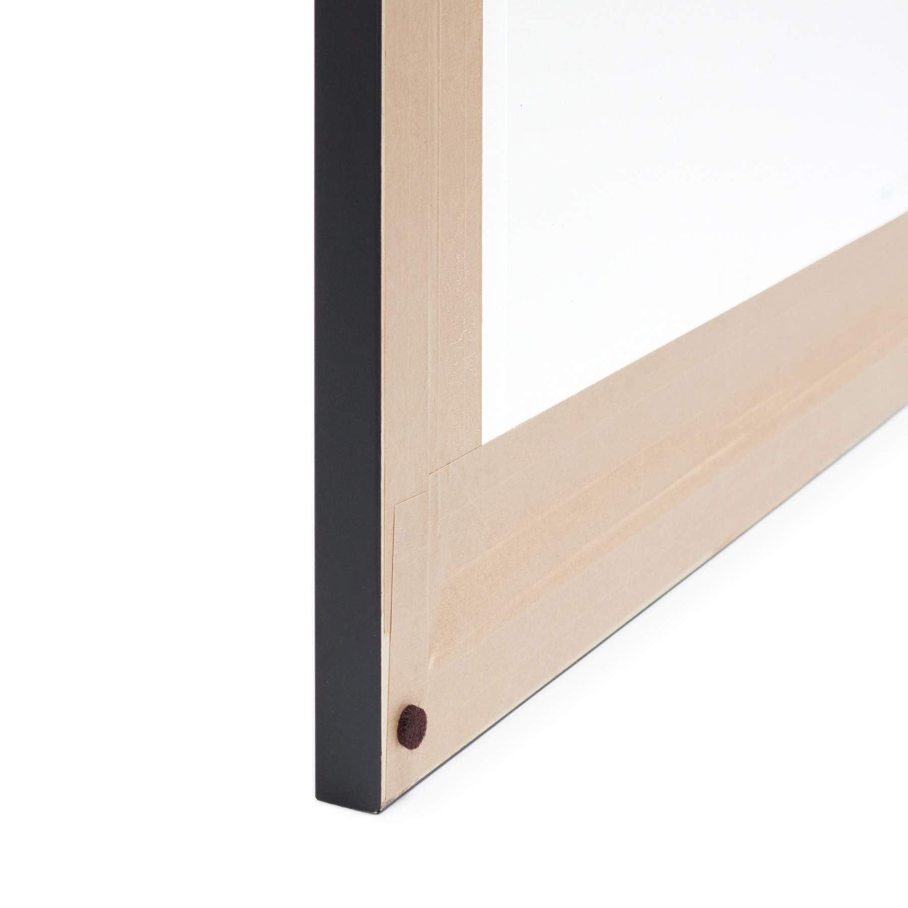 Deny Designs Deny Designs Chelsea Victoria Black Framed Wall Art, 20" x 20", My Desert Blue