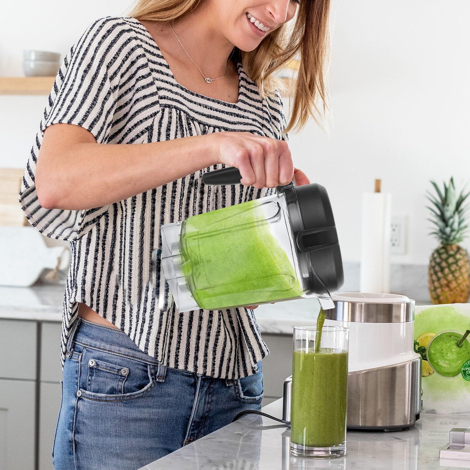 Domigard For Vitamix Blender Pitcher 64oz Low-Profile,Replacement for vitamix 750 container, 5000/5200/6300/7500/VM0158a/VM0197,For Vitamix-G Blender Container cup jar