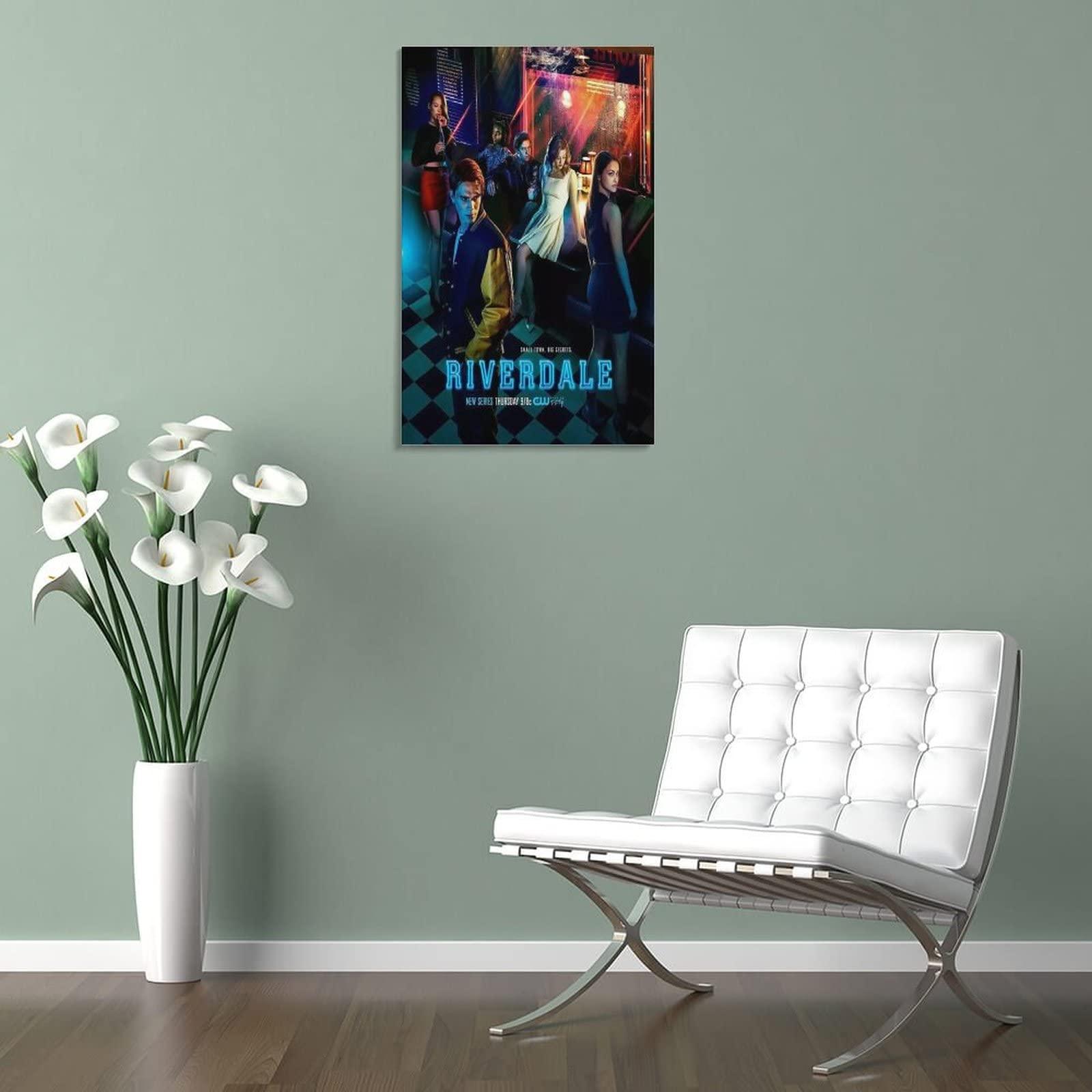 BEBUSH Riverdale Season 1 Smovie Posters (1)(1) Wall Art Paintings Canvas Wall Decor Home Decor Living Room Decor Aesthetic 20x30inch(50x75cm) Frame-Style