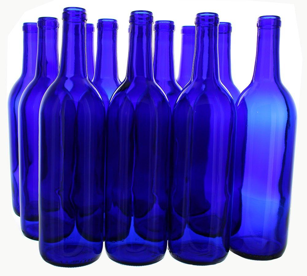 Midwest Homebrewing and Winemaking Supplies Midwest Homebrewing and Winemaking Supplies 750 ml Cobalt Glass Claret/Bordeaux Bottles (12 per case)