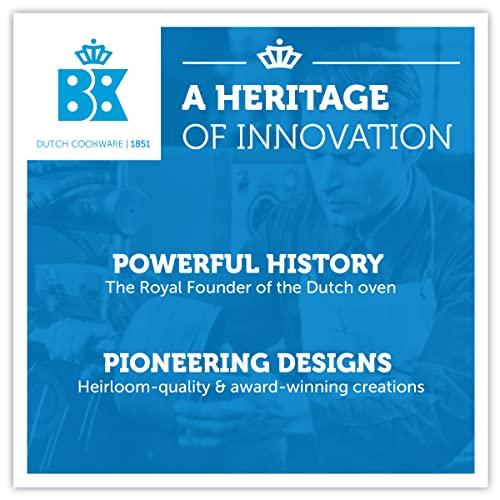 BK BK Bourgogne Enameled Cast Iron Induction 4.4QT Nonstick Dutch Oven, PFAS Free, Dishwasher Safe, Jet Black