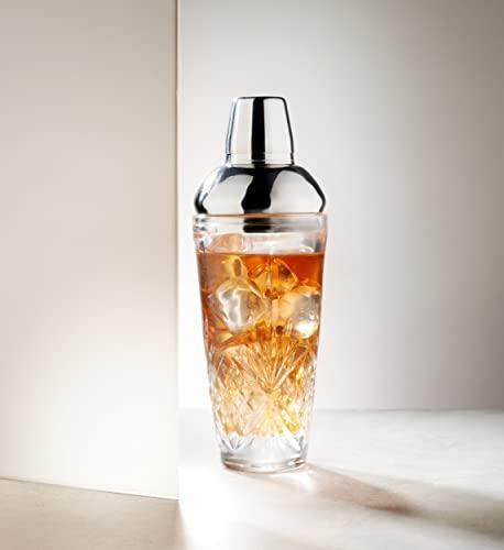Godinger Godinger Dublin Cocktail Shaker, Martini Shaker, 17oz