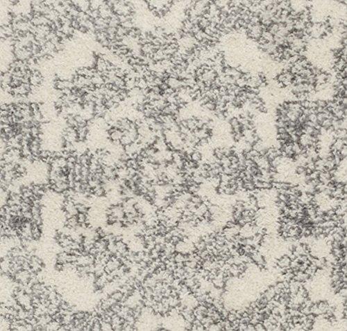 Safavieh SAFAVIEH Adirondack Collection Runner Rug - 2\'6\" x 8\', Ivory & Silver, Oriental Medallion Design, Non-Shedding & Easy Care, Ideal for High Traffic Areas in Living Room, Bedroom (ADR108B)