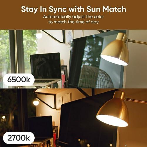 WYZE WYZE Bulb White, 800 Lumen, 90+CRI WiFi Tunable-White A19 Smart Light Bulb, Compatible with Alexa and Google Assistant, Four-Pack