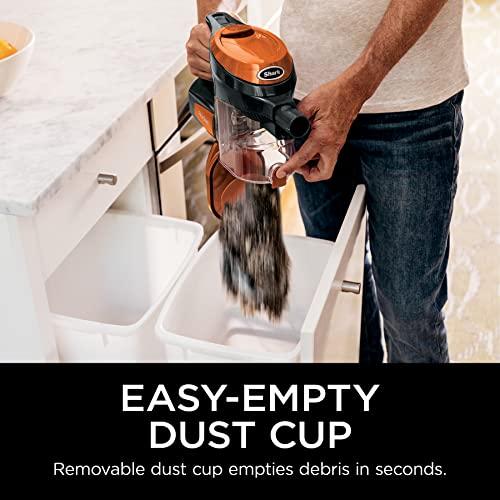 Shark Shark HV302 Rocket Pet Corded Stick Vacuum, Lightweight with Swivel Steering for Carpets & Hard Floors, Converts to Hand Vacuum, Includes Crevice Tool, Pet Multi-Tool & Precision Duster, Orange