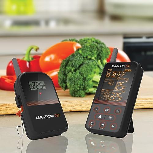 Maverick MAVERICK XR-40 Wireless Extended Range Digital Instant Read Cooking Kitchen Grilling Smoker BBQ Probe Meat Thermometer, Black