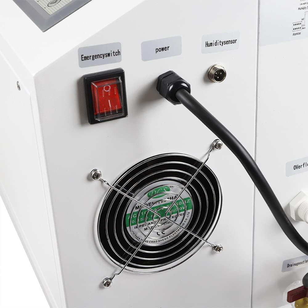 YUTOUB Ultrasonic Humidifier Commercial Industrial Portable Continuous Cool Fog Maker Commercial Industrial Humidifier Humidistat and Remote Sensor Humidistat and Remote Sensor Grow Room, Garden