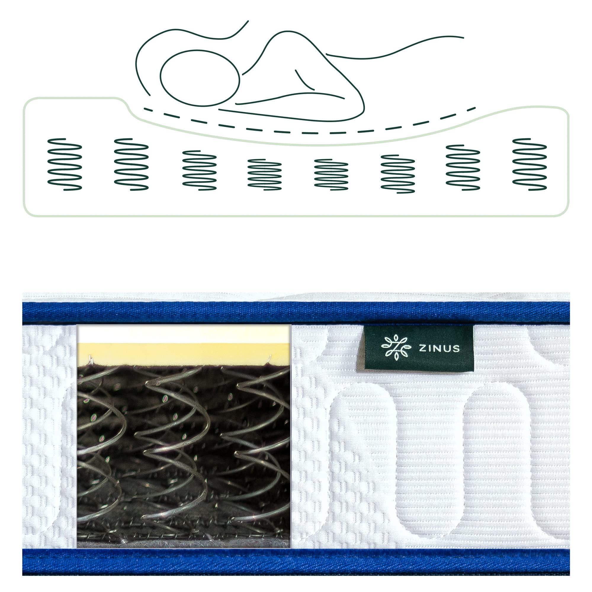 Zinus ZINUS 6 Inch Essential Innerspring Mattress, Twin, Mattress for Kids, Medium Firm Feel, CertiPUR-US Certified Foams, Mattress in A Box