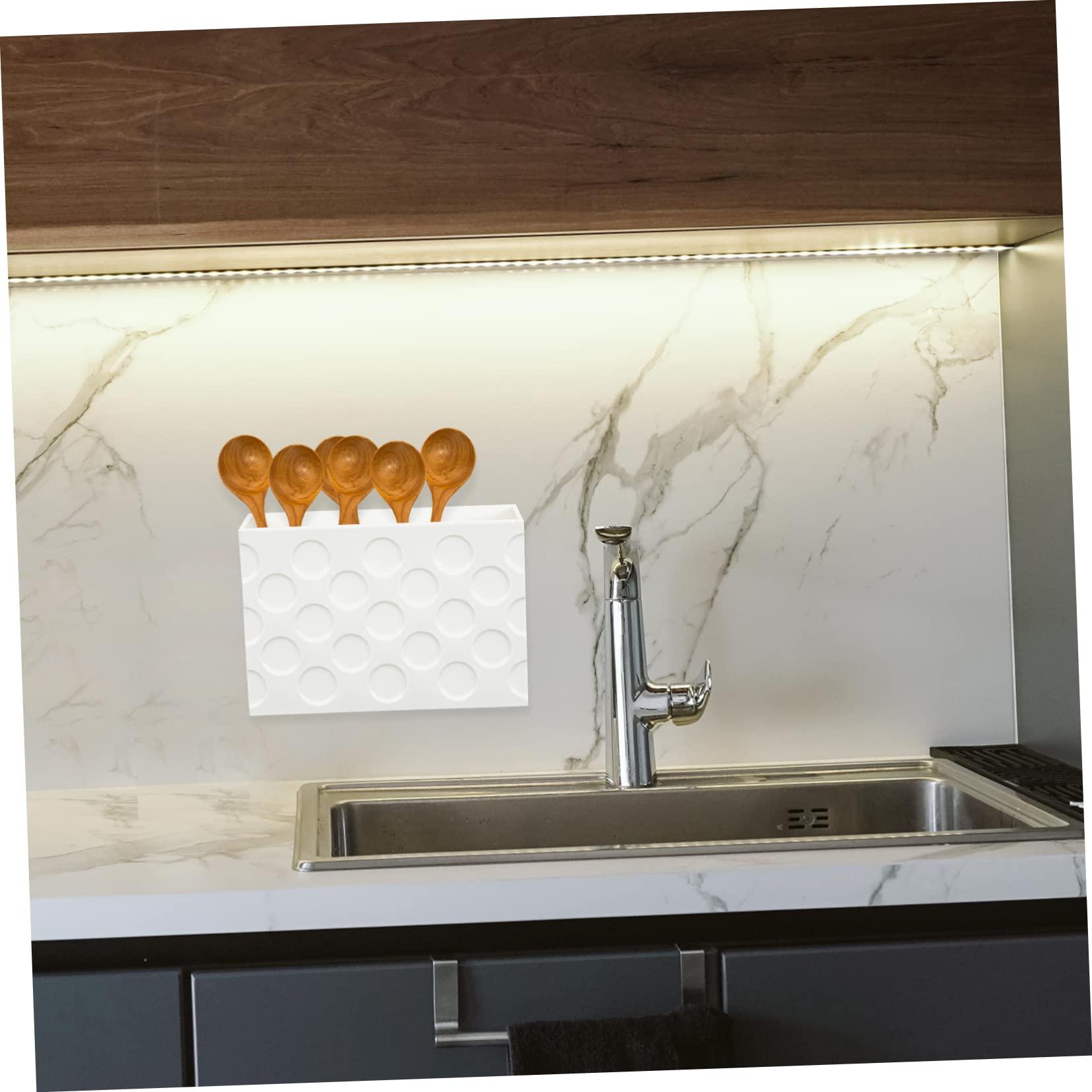 HOOTNEE HOOTNEE Box Magnetic Storage Box Organizer Can Holder Magnetic Fridge Rack Fridge Organisers Locker Fridge Storage Containers Duty Fridge Magnets Bins Holder for Fridge Pot Plastic White