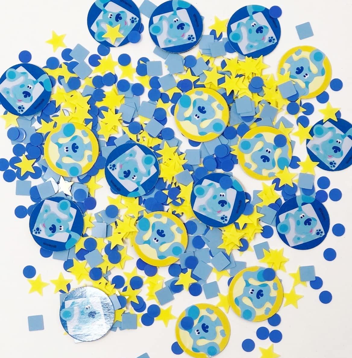 Designware Blue\'s Party Activity-Game & 2 Confetti Packs Table Decoration (3 Piece Set)