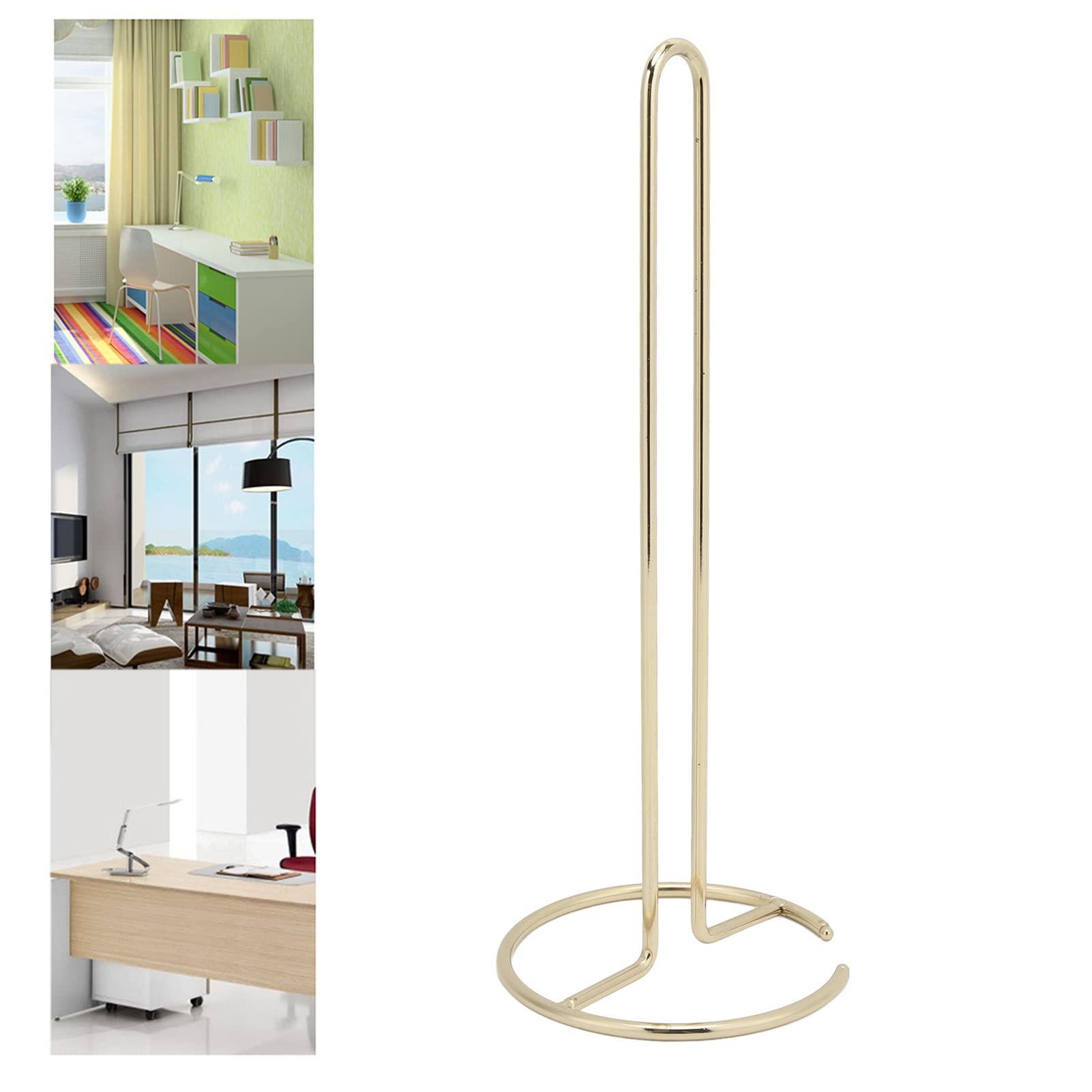 QANYEGN QANYEGN Wrought Iron Paper Towel Holder, Simple 1 Piece, Easy to Install, Suitable for Office, Kitchen, Bathroom Or Desktop Use(ld)