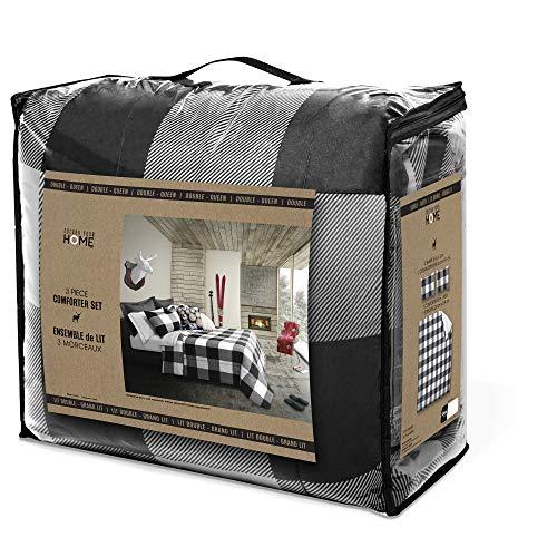 Safdie & Co. Safdie & Co. Luxury Set Comforter, King, White/Black