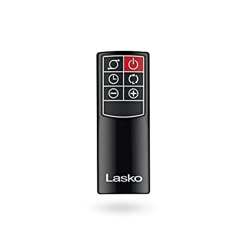 Lasko Lasko Oscillating Digital Ceramic Tower Heater for Home with Adjustable Thermostat, Timer and Remote Control, 23 Inches, 1500W, Silver, 755320, 8.5L x 7.25W x 23H, Silver